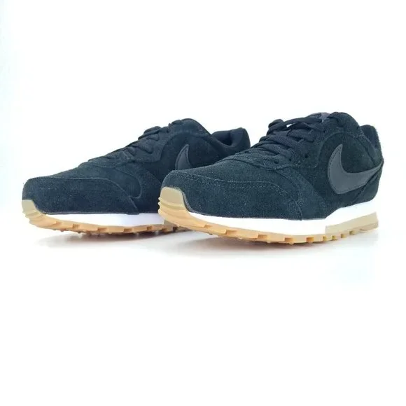 Nike MD Runner 2 SE Women’s Athletic Low Top Shoes AQ9121 001 Black Sizes 6-10 - Picture 2 of 7